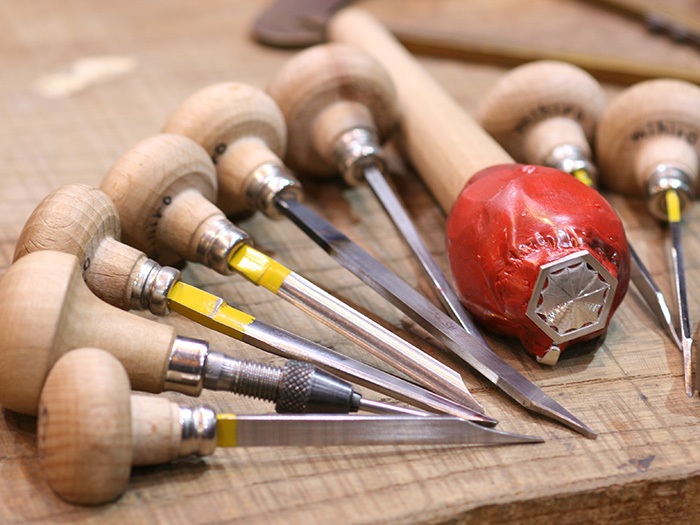 フィレンツェ彫りのタガネ