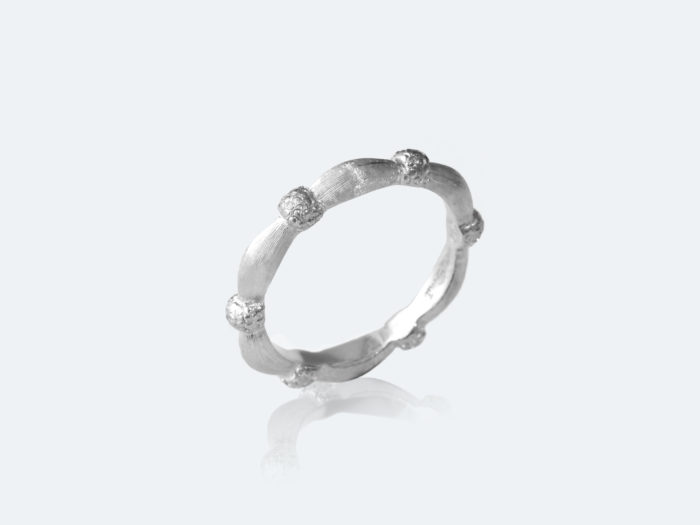 フィレンツェ彫りリング